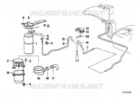 Filtro di carbone attivo/condotti per BMW 525ix
