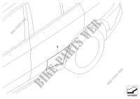 Pellicola protezione contro il pietrisco per BMW X5 3.0d