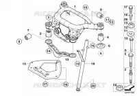 Portaasse posteriore per BMW Z4 3.0si