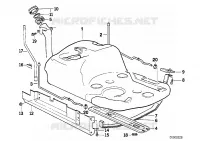 Serbatoio del carburante plastica per BMW 525ix