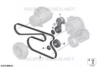 Trasmissione generatore/ A/C /servost. per BMW Z4 2.5i