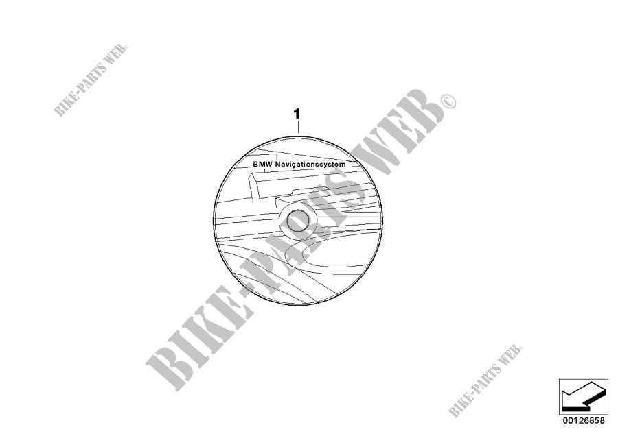 DVD di navigazione, carta stradale per BMW X5 3.0i