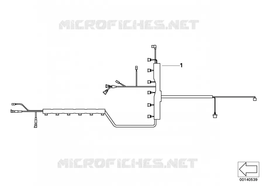 Fascio cavi valvola diniezione/accens. BMW BMW Z4 2004 Z4 2.5i N Z4 2.5i