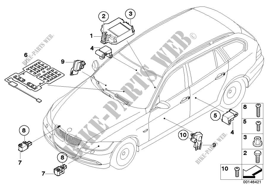 Pezzi elettrici airbag per BMW 325i
