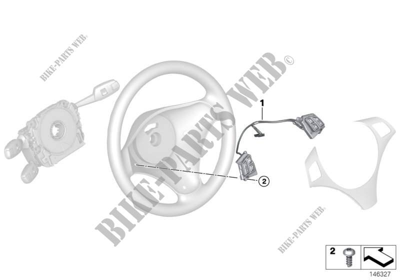 Postmontaggio volante multifunzionale per BMW 318d