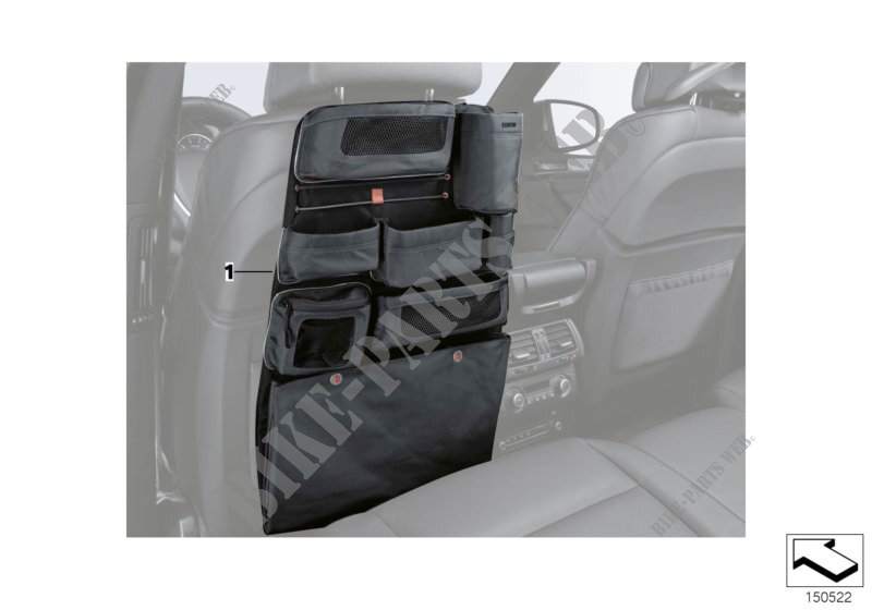 Tasca schienale per BMW X3 35iX