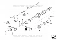 Cdo valvole, albero eccentrico per BMW 320i