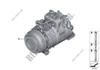 Compressore climatiz./pezzi di montaggio per BMW X6 50iX 4.0