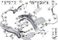 Idroguida/tubazione olio/dynam.drive per BMW 650iX 2010