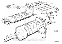 Impianto di scappament.senza catalizzato per BMW 628CSi