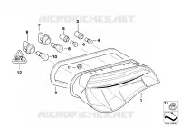 Luce posteriore per BMW Z4 3.0si