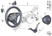 M Volante sport.airbag multif./paddles per BMW X5 M