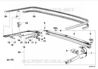 Paraurti posteriore per BMW 528i