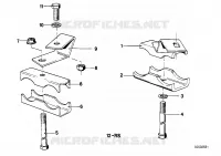 Pezzi per sosp.del tubo di scarico per BMW 630CS