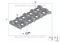 Testata/involucro intermedio per BMW 520d