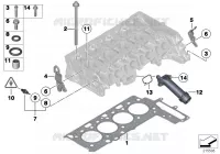 Testata pezzi montabili per BMW 520d