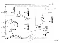 Tubo di compressione frizione per BMW 628CSi