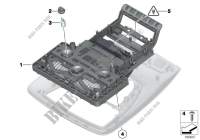 Unità interruttori tetto base per BMW 520dX