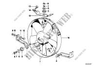 Ventilatore complementare elettrico per BMW 635CSi