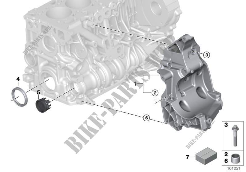 Blocco cilindri/pezzi montabili per BMW X3 2.0d