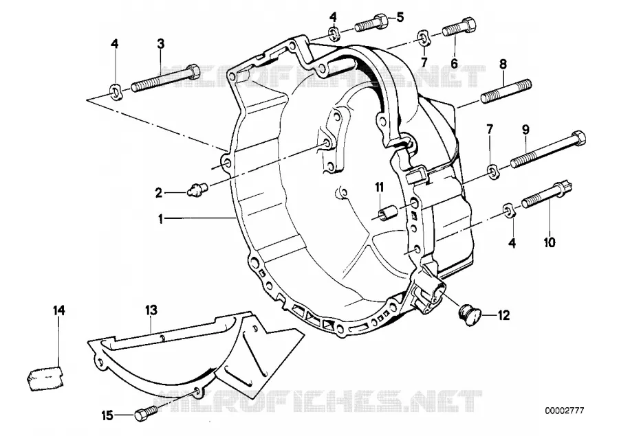 Campana interna della frizione BMW BMW Serie 6 1982 628CSi A 628CSi