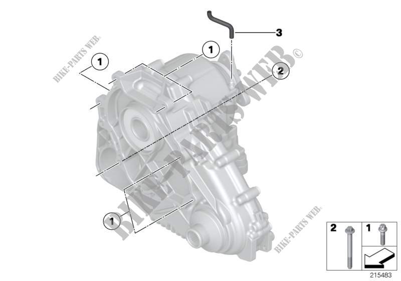 Fissaggio del cambio / ventilazione per BMW X3 30dX