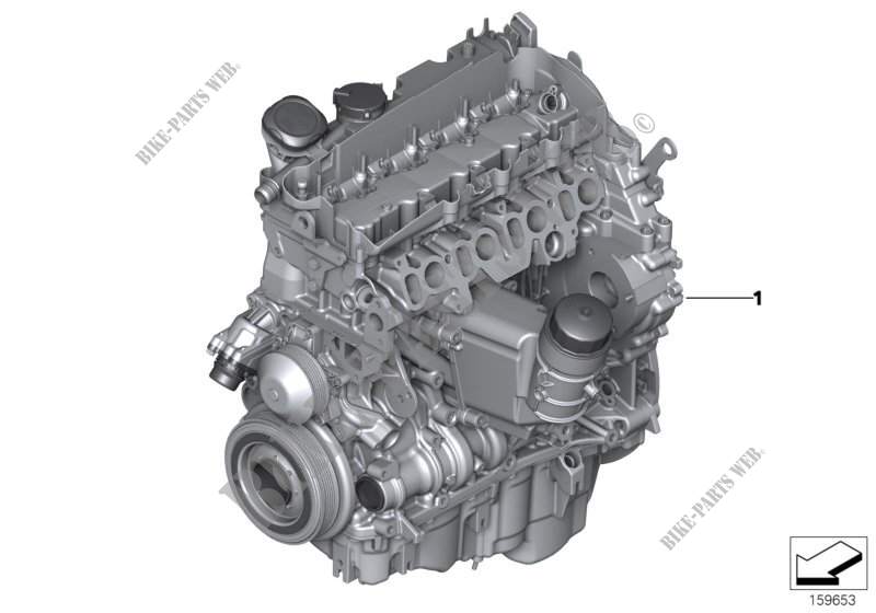 Motore alleggerito   Ricambi Usati per BMW 318d
