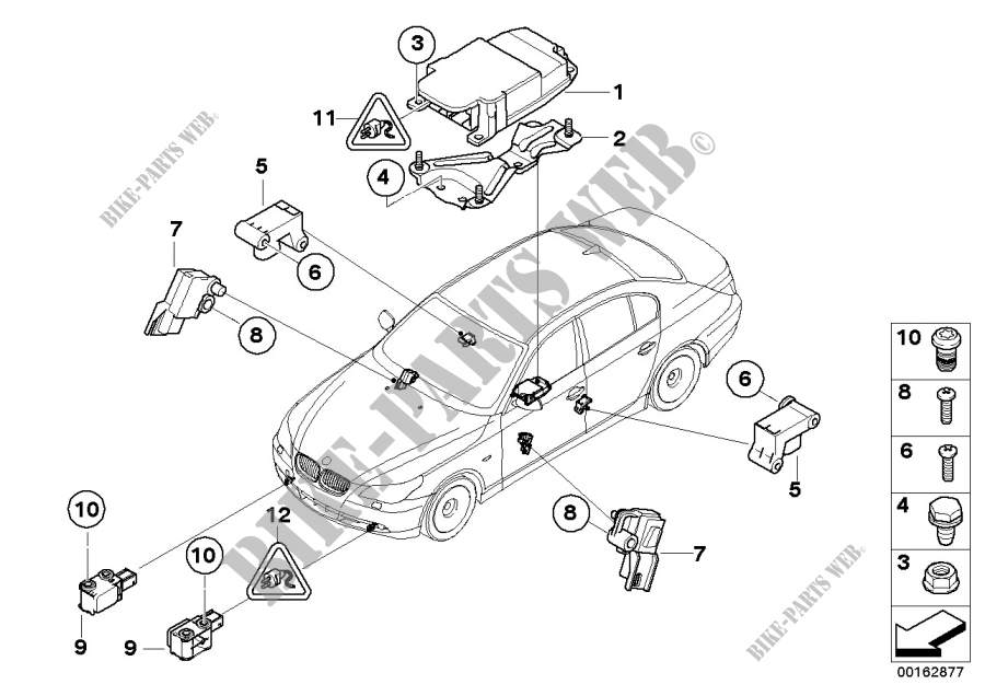 Pezzi elettrici airbag per BMW 525i