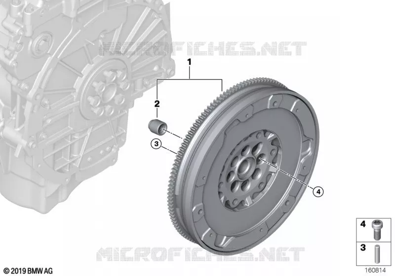 Volans/doppia massa volans BMW BMW Serie 5 2009 520d N 520d