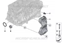 Blocco cilindri/pezzi montabili per BMW 520d