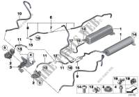 Comando a depressione motore turbo comp. per BMW 750LiS