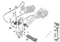 Comando a depressione motore turbo comp. per BMW M5