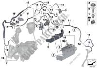 Comando a depressione motore turbo comp. per BMW 525dX