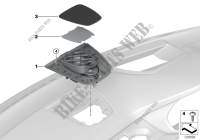 Componenti singoli High End plancia per BMW X5 30dX 2013
