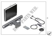 DVD System Tablet Single per BMW X5 30dX 2013