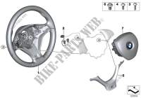 M Volante sportivo airbag pelle per BMW X5 3.0sd