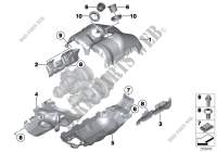 Protezione termica turbocompressore per BMW M5