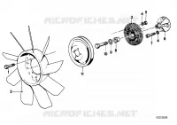 Sistema di raffreddamento/ventilatore per BMW 635CSi