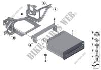 Supporto / DVD changer per BMW 116d ed