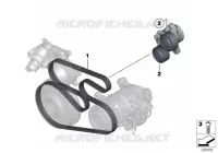 Trasmis.a cinghie/compres.p.condizionat. per BMW 520d