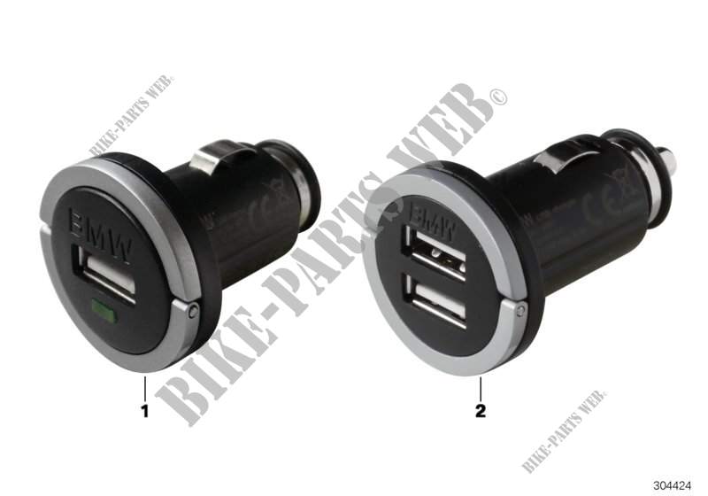 Caricabatteria BMW USB per BMW 316i
