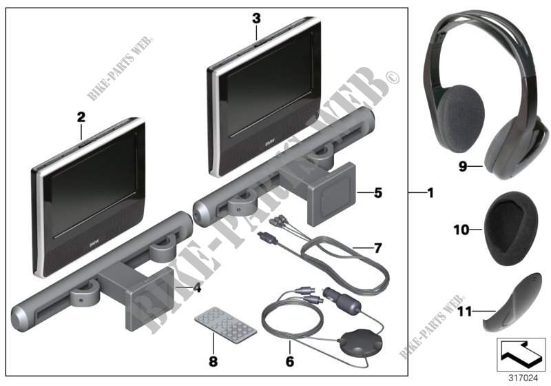 DVD System Tablet per BMW X5 3.0d