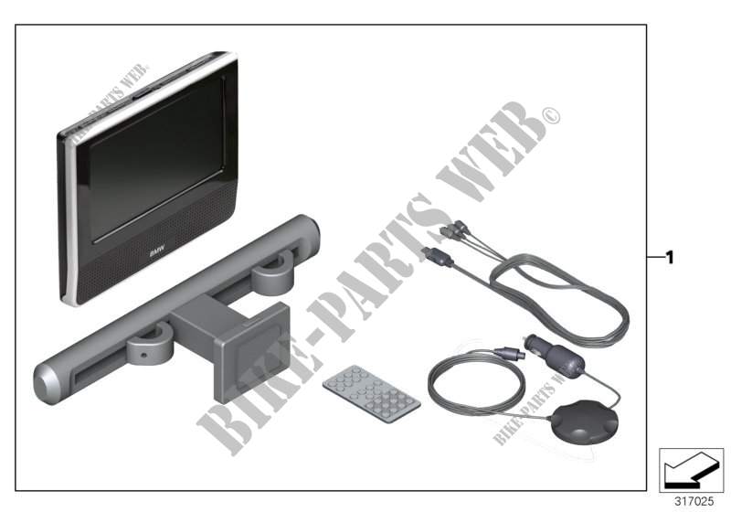 DVD System Tablet Single per BMW 318d