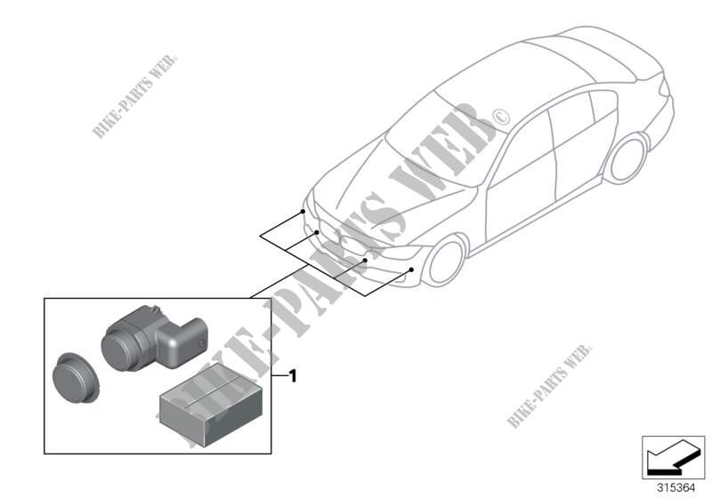 Kit montagg., Park Distance Control ant. per BMW 430dX