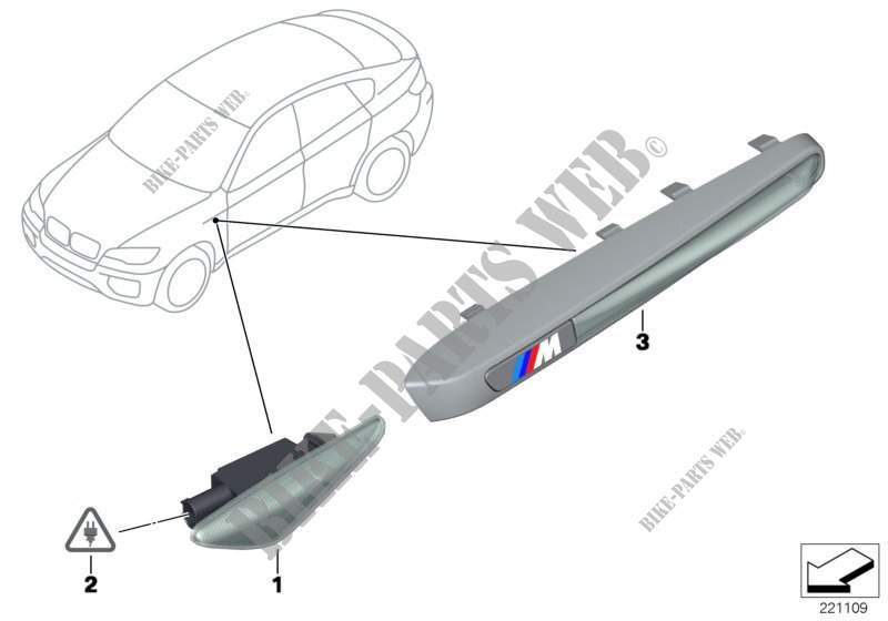 Lampeggiatore supplementare per BMW X5 M