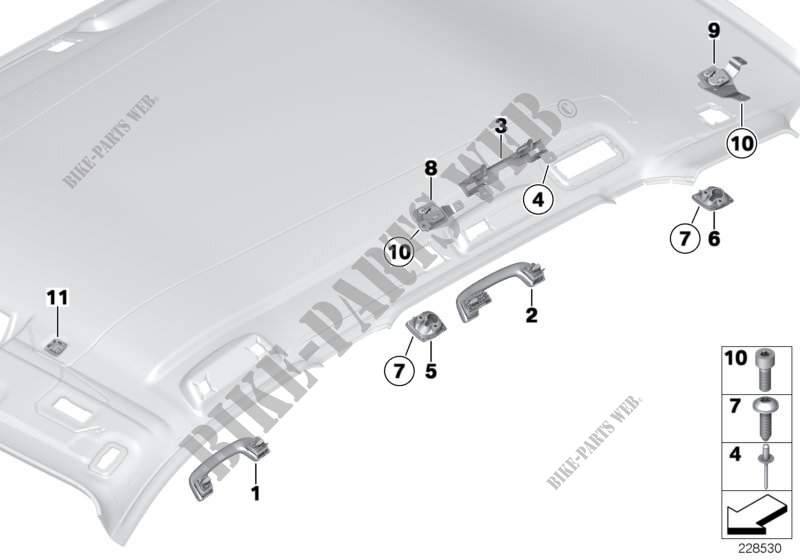 Parti applicate padiglione per BMW X3 28iX