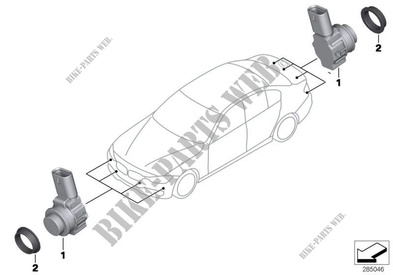 Sensore a ultrasuoni per BMW 430dX