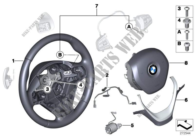 Vol. sport. airbag multifunz./paddels per BMW 435i