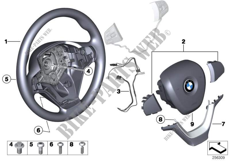 Volant versione sport con airbag per BMW X3 28iX