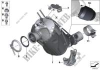 Catalizzatore/Filtro particoli Diesel per BMW X5 25dX